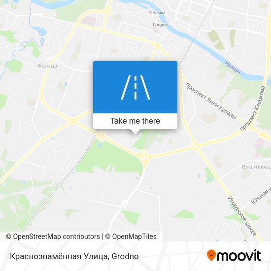 Краснознамённая Улица map