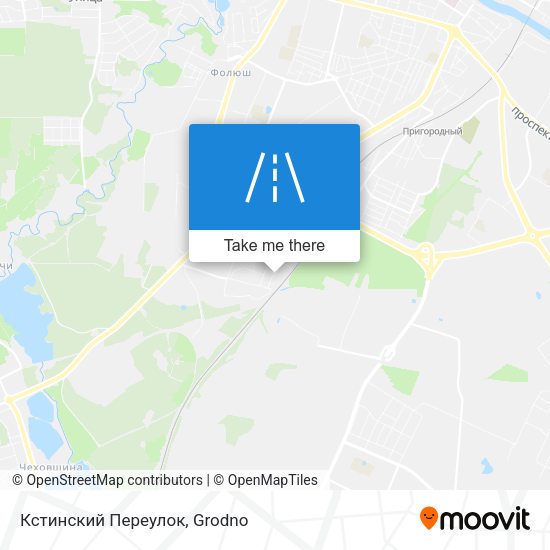 Кстинский Переулок map