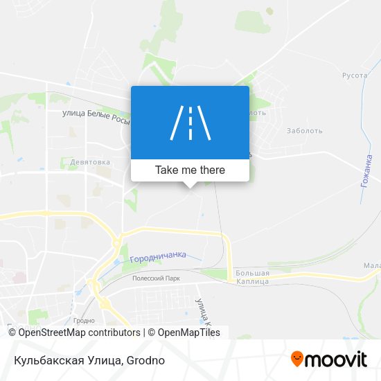 Кульбакская Улица map