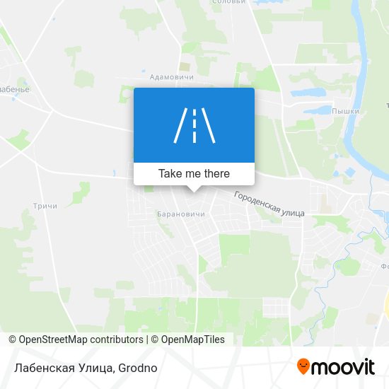 Лабенская Улица map