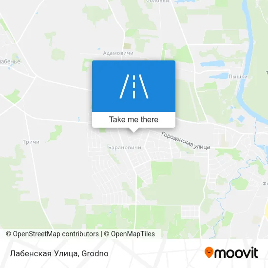Лабенская Улица map