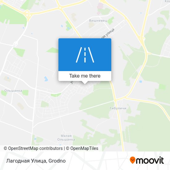 Лагодная Улица map