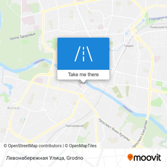 Левонабережная Улица map