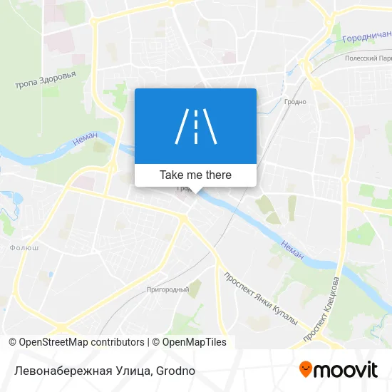 Левонабережная Улица map