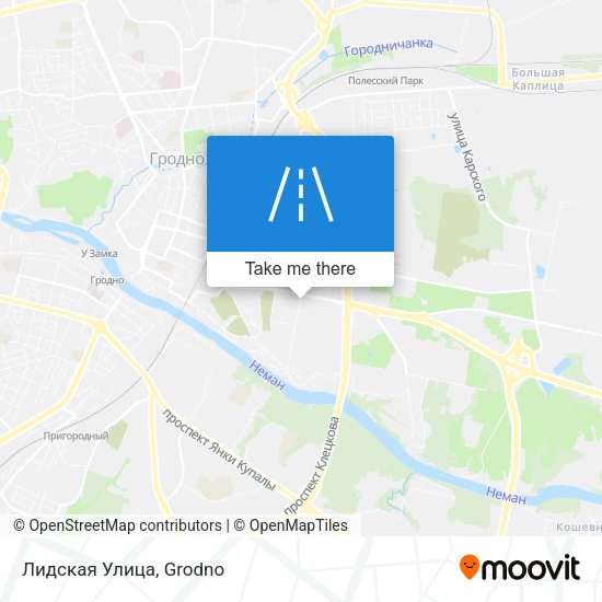 Лидская Улица map
