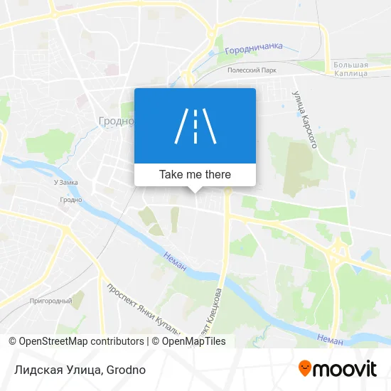 Лидская Улица map