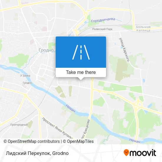 Лидский Переулок map