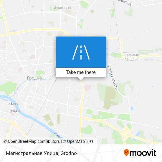 Магистральная Улица map