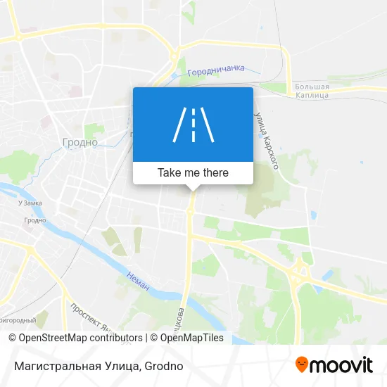 Магистральная Улица map
