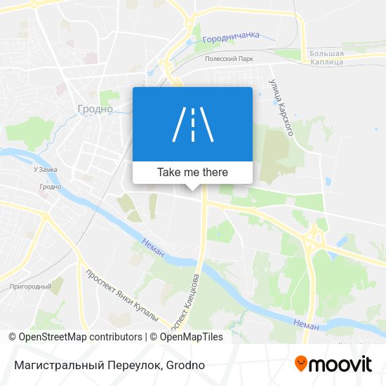Магистральный Переулок map