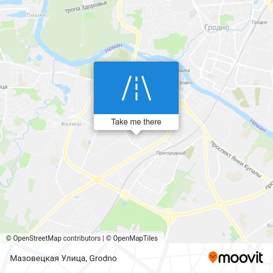 Мазовецкая Улица map