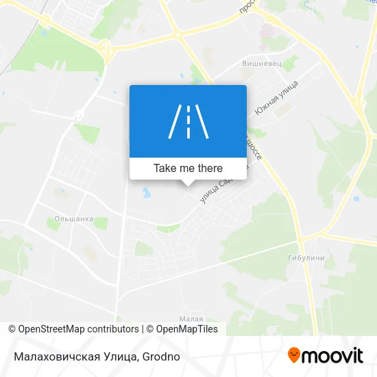 Малаховичская Улица map
