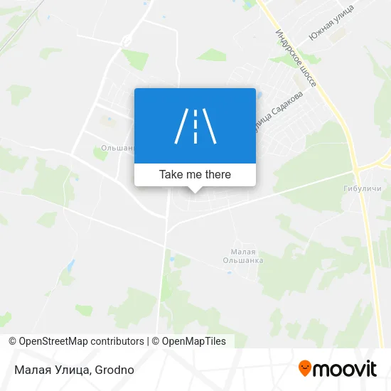 Малая Улица map