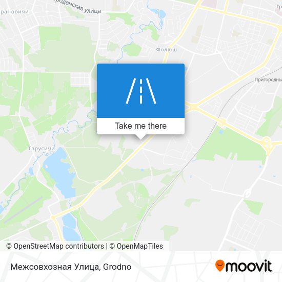 Межсовхозная Улица map