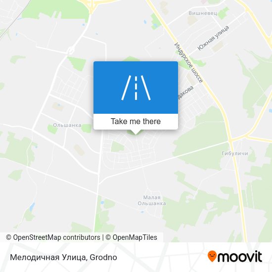 Мелодичная Улица map