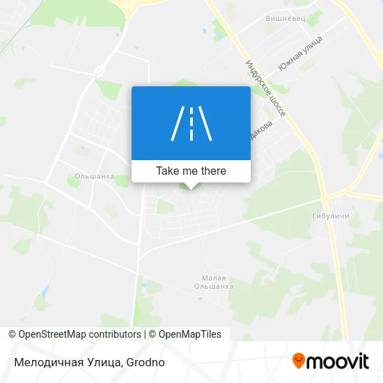 Мелодичная Улица map