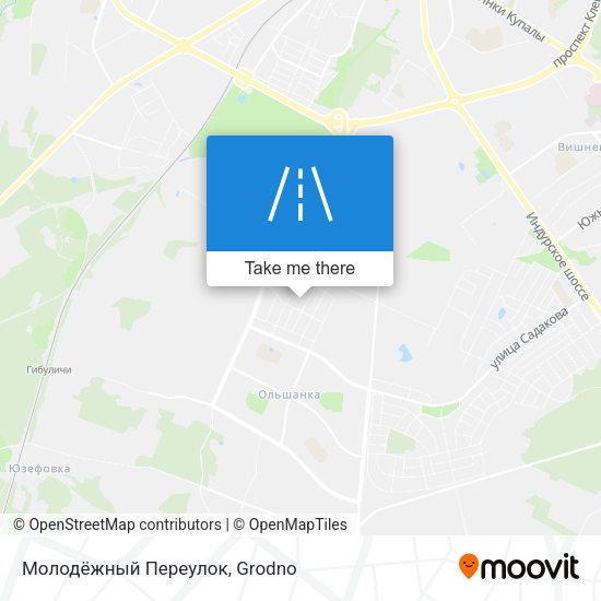 Молодёжный Переулок map