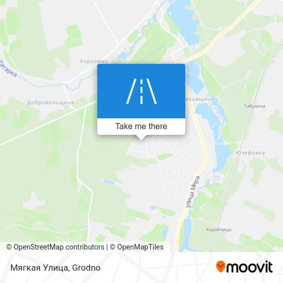 Мягкая Улица map
