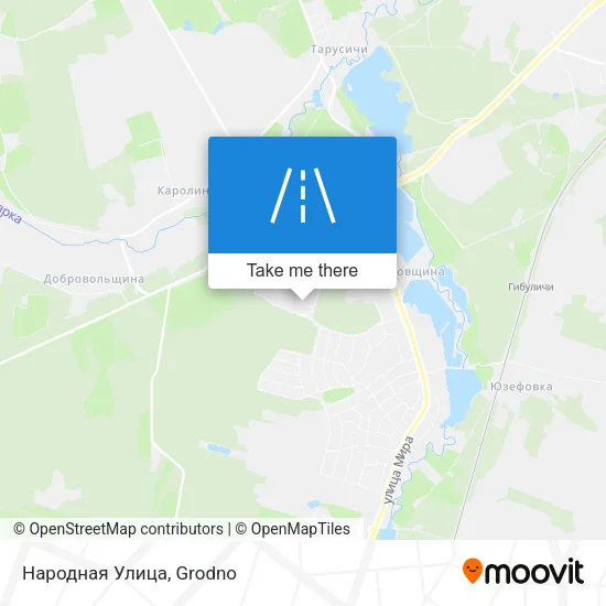 Народная Улица map