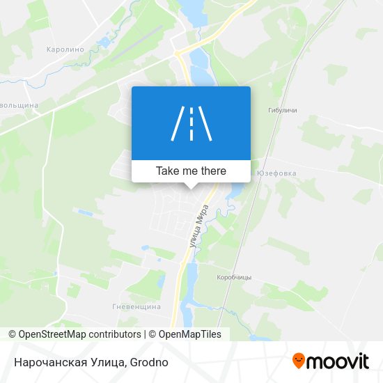 Нарочанская Улица map