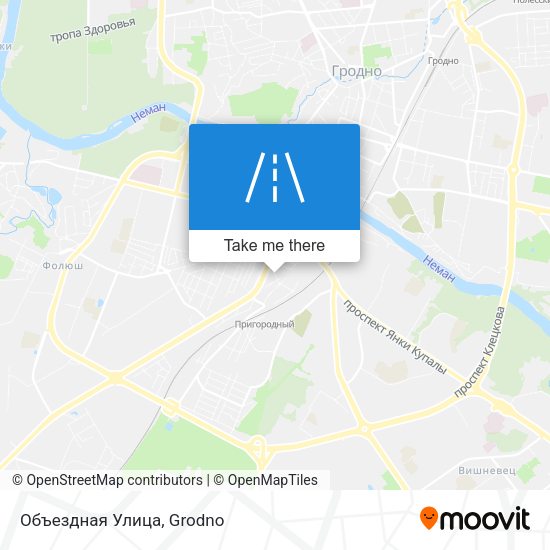 Объездная Улица map
