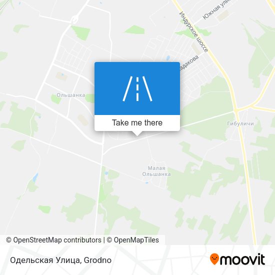 Одельская Улица map
