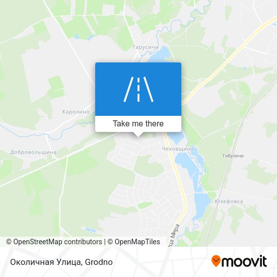 Околичная Улица map