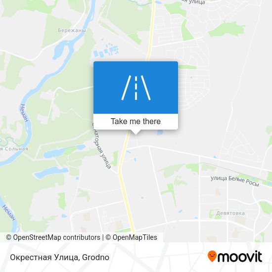 Окрестная Улица map