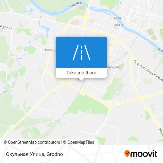 Окульная Улица map