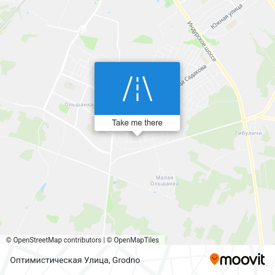 Оптимистическая Улица map