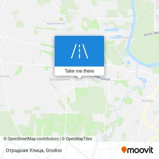 Отрадная Улица map
