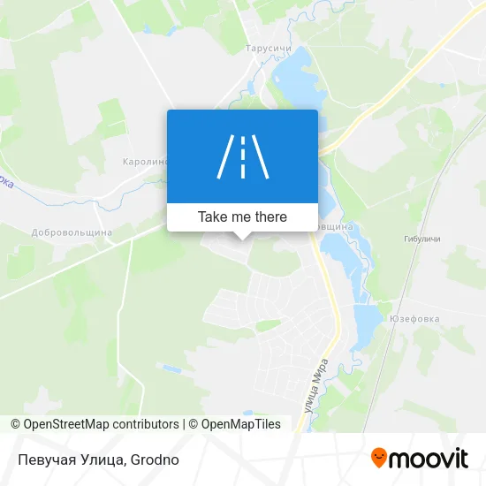 Певучая Улица map