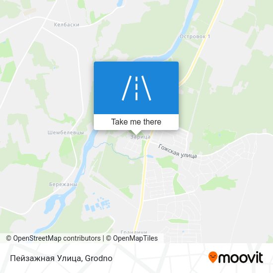 Пейзажная Улица map