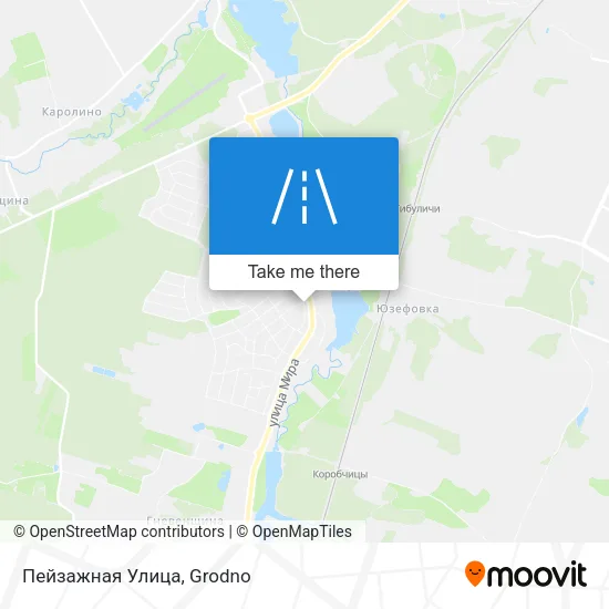 Пейзажная Улица map