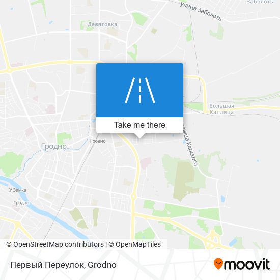 Первый Переулок map