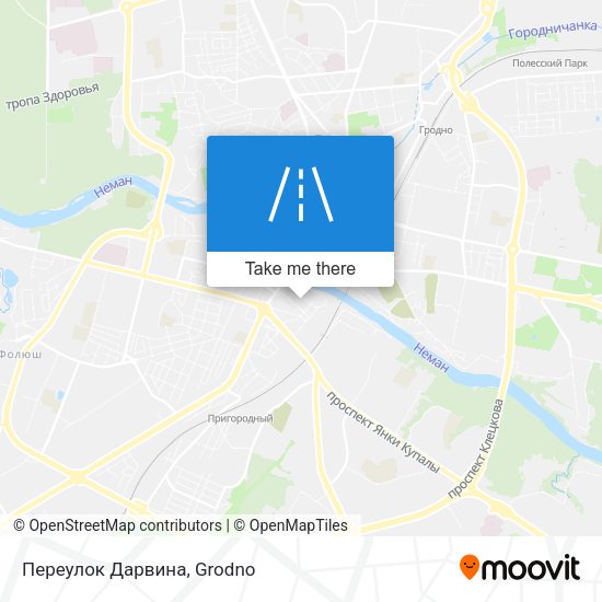 Переулок Дарвина map