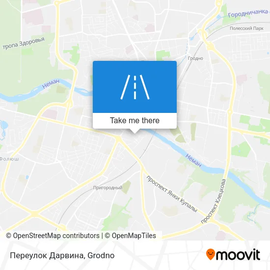 Переулок Дарвина map