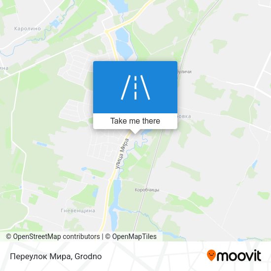 Переулок Мира map