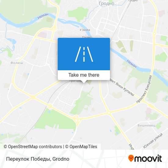 Переулок Победы map