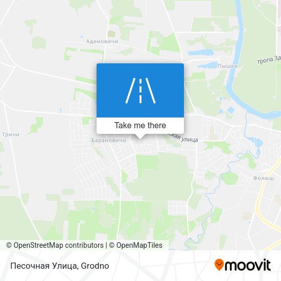 Песочная Улица map