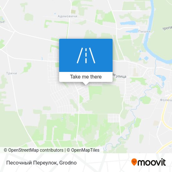 Песочный Переулок map