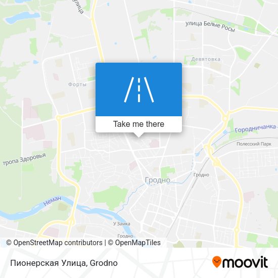 Пионерская Улица map