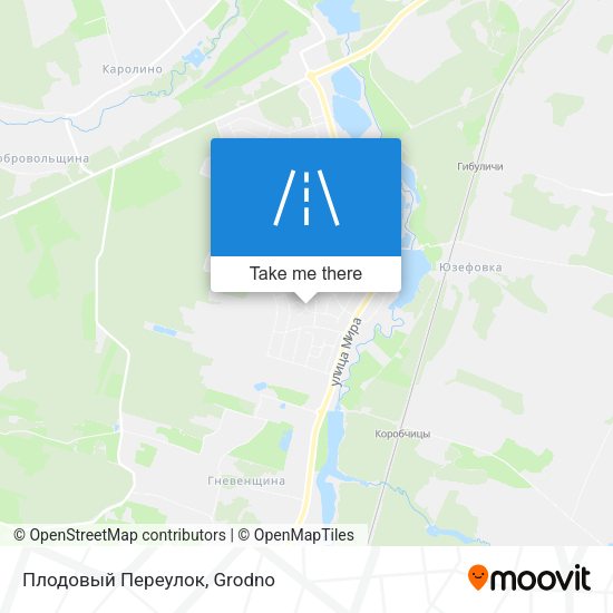 Плодовый Переулок map