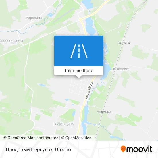 Плодовый Переулок map