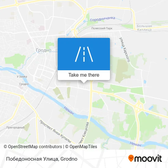 Победоносная Улица map