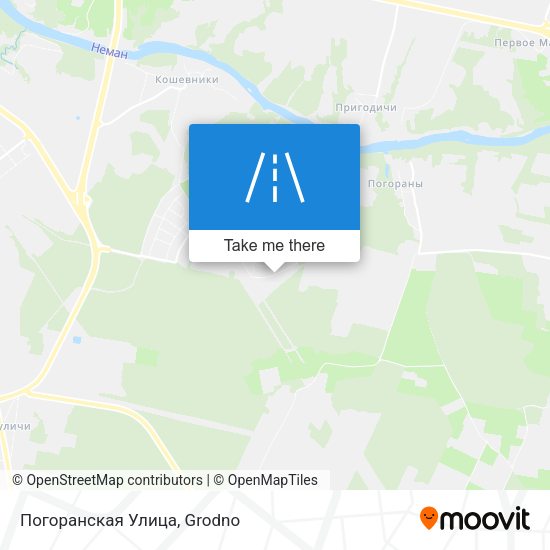 Погоранская Улица map