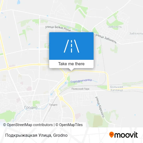 Подкрыжацкая Улица map
