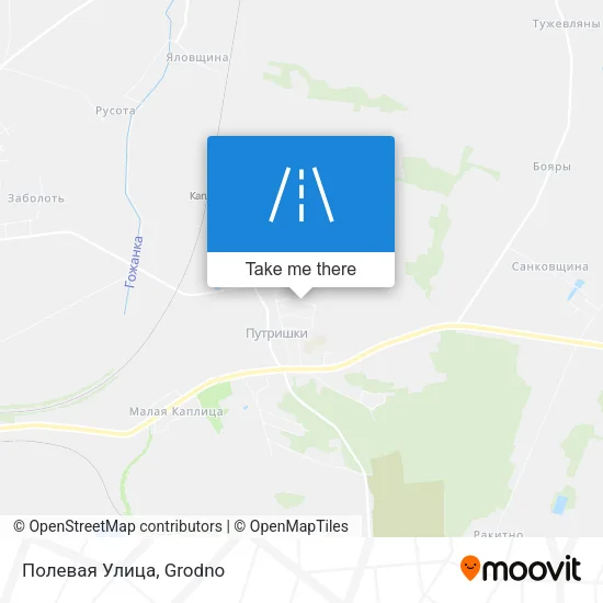 Полевая Улица map