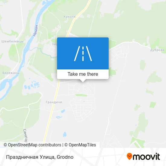 Праздничная Улица map