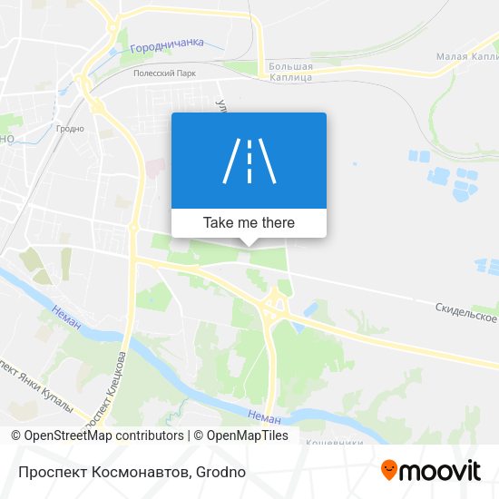 Проспект Космонавтов map